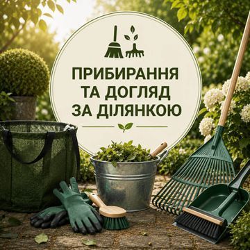 Прибирання та догляд за ділянкою